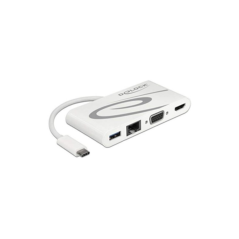 DeLOCK Docking Station USB C 3.1 HDMI 4K + VGA