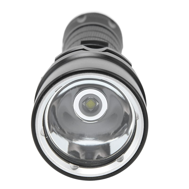 Dechoga Flashlight, Dibrite L25000lm, Stepless Dimming Diving Light, Vacuum Electroplating,