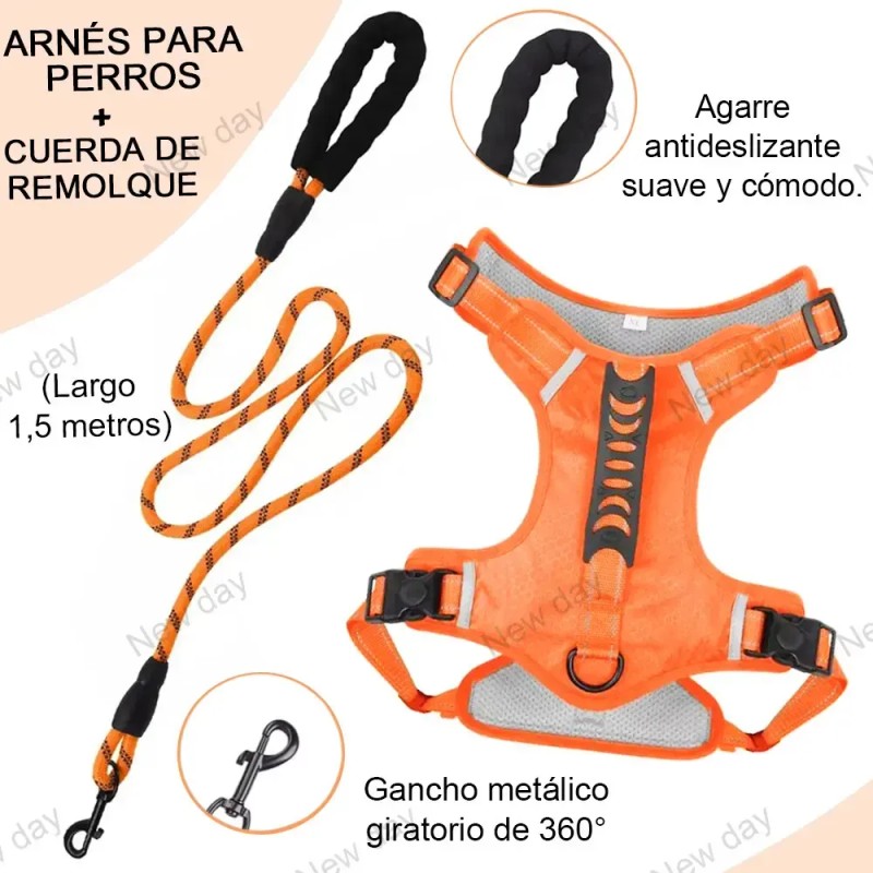 Pecheras Arnes Perro Apto Para Todo Tipo De Cuerpo Ajustable