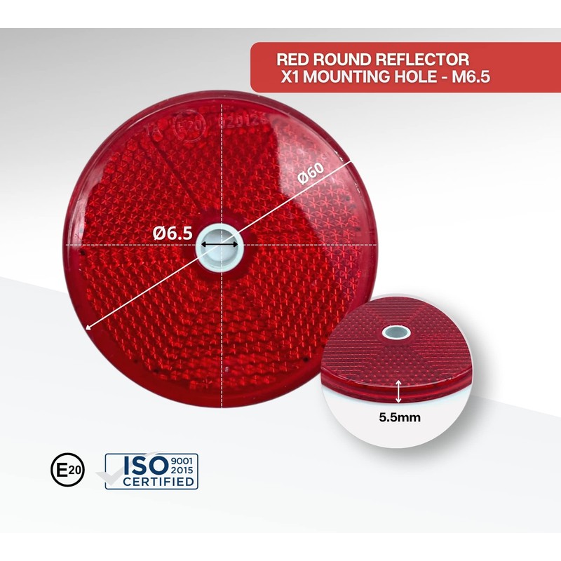 DOJA Barcelona Reflective Mix for Round Trailers| Pack 10 |