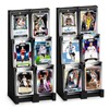 Emfogo Card Display Stand (4 Pack), Wooden 3 Tier Sports