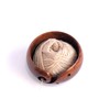 Rose Wood Yarn Bowl - 6" x 3" with Free