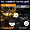 btfarm 4x4 Solar Post Cap Lights, 8 Pack Fence Deck