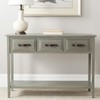 Safavieh Home Collection Aiden Ash Grey 3-Drawer Bottom Shelf Console