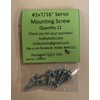 Hobby Bolts #2x7/16 Servo Mounting Screw Hex Drive Qty:2 Packs