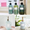 HVSWLY Waterproof Labels for Organizing, 48PCS Soap Dispenser Bottles Label