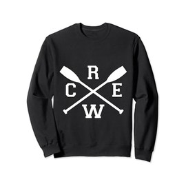 Rowing Crew Crossed Oars Rowers Team Crew Coach Scull Gift Sweatshirt