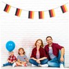 Mobestech 1Set German Flag Bunting Bright Decorative Germany Gardens Flag