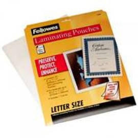 Fellowes 52005 Laminating Sheet 8.5"x11", Clear