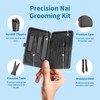 OFIDUS Precision 8 Pieces Men’s Nail Grooming Travel Kit, Stainless
