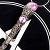 Rileryan Fine Handcrafted Amethyst Crystal Magic Wand Witch Wand Fairy