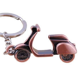 Sportigo ® Scooter Keyring / Scooter in Bronze / Retro Look / Scooter Moped Bike Gift Idea