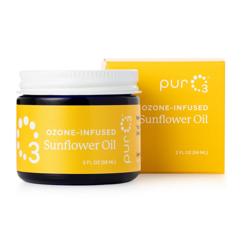 PurO3 Ozonated Sunflower Oil – Pure, Natural, Organic Skincare for