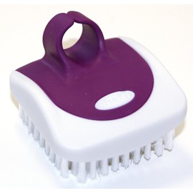 Chef'n Gemüsebürste PalmBrush, Handbürste für die leichte Reinigung von Gemüse , Menge: 1 Stück, Farblich Sortiert