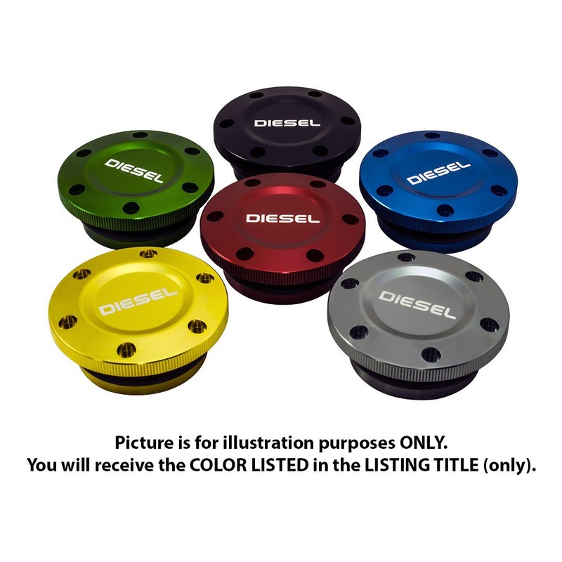 2013-2017 VMS Racing Magnetic Fuel Cap in Red Anodized Billet