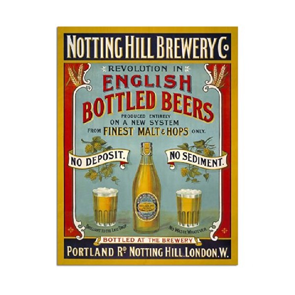 Notting Hill Brewery Metal Sign
