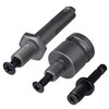 Yakamoz 3pc Drill Chuck Adapter - 3/8-24 UNF Mount Thread,