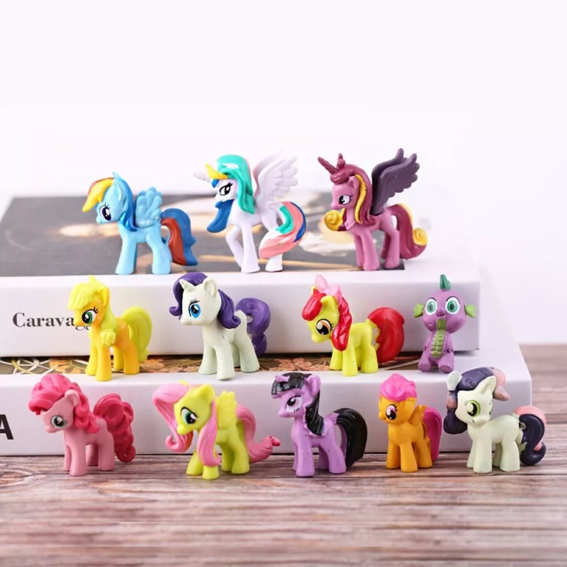 Ponis 12 Mini Figuras De Ponis