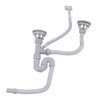 Stainless Steel S Curved Drain Pipe for Kitchen Sink with
