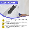 9 Inch Drywall Texture Roller, with Crow's Foot Pattern Design,