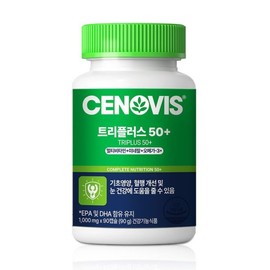Cenobis Galleria Triplus 50+ Multivitamin Mineral Omega 3 90 Capsules 1 30-day supply / 갤러리아 트리플러스 50+ 멀티비타민 미네랄 오메가3 90캡슐 1개 30일분