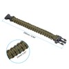 PATIKIL Survival Paracord Bracelets Braid Parachute Bracelet with Plastic Buckle