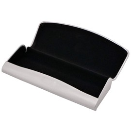Pearl Glasses Case Silver Hard Magnetic Aluminum GA-113SL