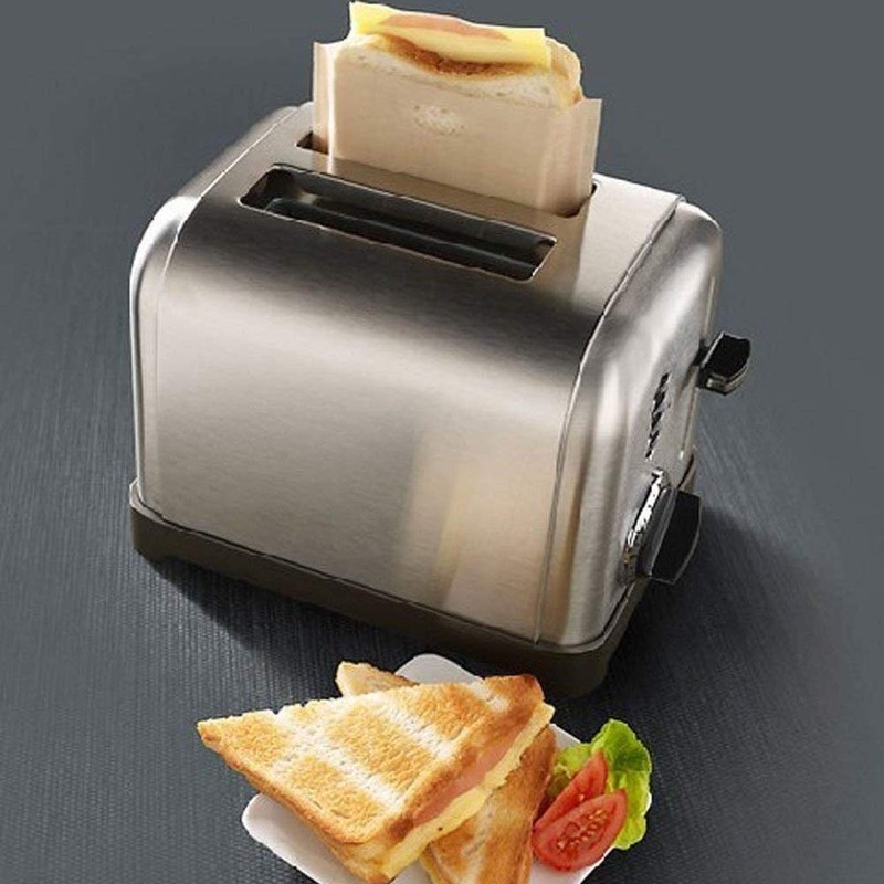 YOOCOOL Non Stick Toaster Bags Reusable and Heat Resistant Easy