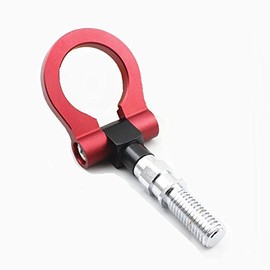 Universal Domestic Car Retractable Racing Tow Hook Front Rear Car Accessories Parts Accessories Red