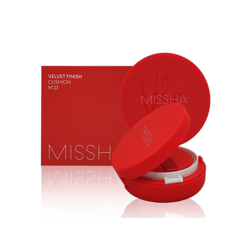 Missha Velvet Finish Cushion SPF50+/PA+++ 15g (Full Size) / 미샤