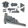 QPHYFXF 1/200 B-2 Stealth Bomber Model Kit, Military Replica with