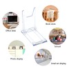 MABAHON 8Pcs Acrylic Plate Stands,Clear Display Stand Adjustable Clear Acrylic