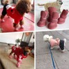 GLE20106 Dog Boots, Anti-Slip Dog Shoes,Detachable Closure Puppy Dog Shoes