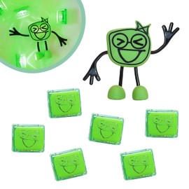 Glo Pals Pippa Water-Activated Bath Toy with 6 Reusable Light-Up Cubes for Sensory Play