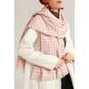 GLORIS Warm Cashmere Scarf Autumn Winter Houndstooth Scarf/XL Stole Wrap