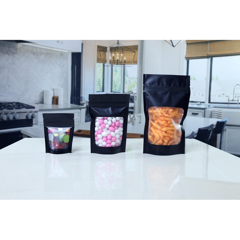 HANSER Bolsas de aluminio resellables de Mylar a prueba de