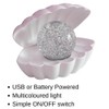 Sea Shell Lamp Pearl Rose Gold Pink Night Mood Light