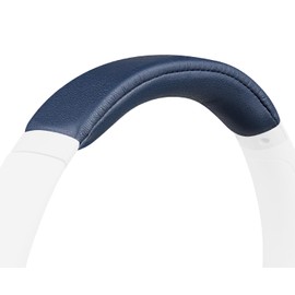 SOULWIT Protein Leather Headband Cover for Sony WH-CH710N/WHCH710N/WHCH710/CH710 (Do Not Fit WH-CH700N/WH-CH720N) Headphones, Replacement Headstrap Pad Repair Part - Navy Blue