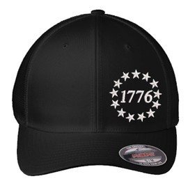 1776 Betsy Ross Hat | Custom FlexFit Hat | 13 Star Flag | Custom Embroidered 2nd Amendment Hat
