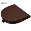 Men's Pigskin Leather Coin Purse Compact Horseshoe Mini Palm Size