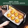 GIUOIDUO Stainless Steel Baking Tray with Grill,(3 trays and 3