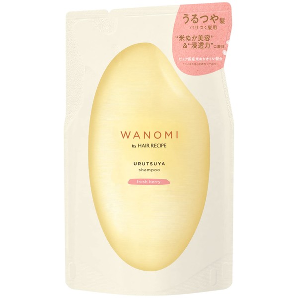 Wanosei by Hair Recipe Urutsuya Shampoo Refill 10.1 fl oz (300 ml)