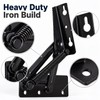 Heavy Duty Foldable Bracket Hinge for Cabinet Doors & Furniture