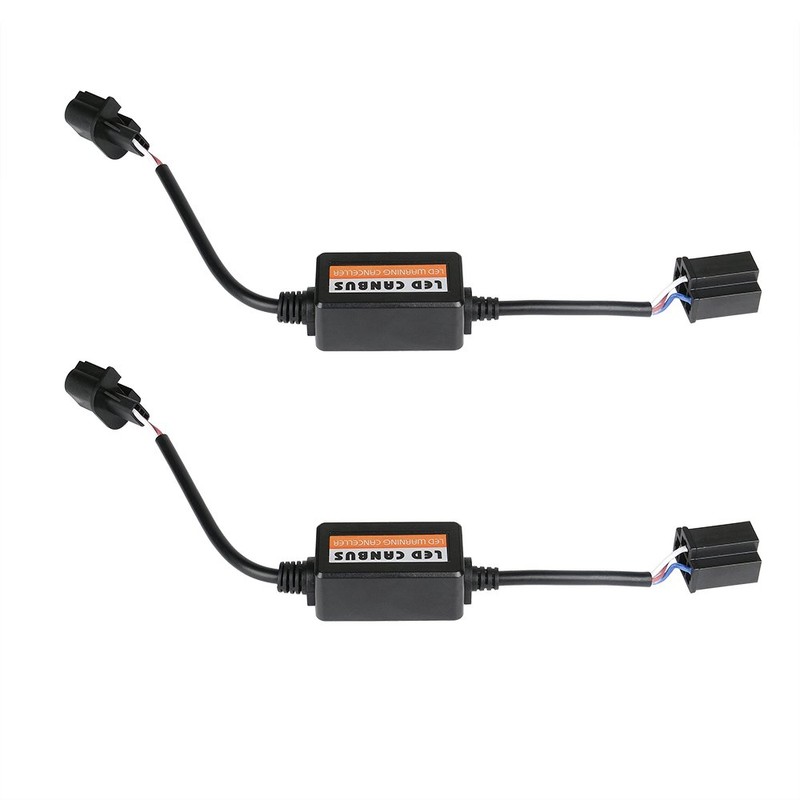 FLY KAN 2pcs H13 to H4 Warning Error Decoder, Anti
