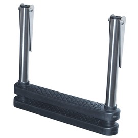 Dockmate Telescoping Drop Ladder with Plastic Steps, 2-Step