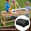 Outdoor Sensory Table Cover,Sand Water Activity Table Protection - Adjustable