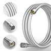 Tech Traders PVC Smooth Shower Hose 2m(79”) inch Long Anti-Twist