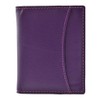 Mala Leather Odyssey Oyster & ID Holder 555-14 (Purple)