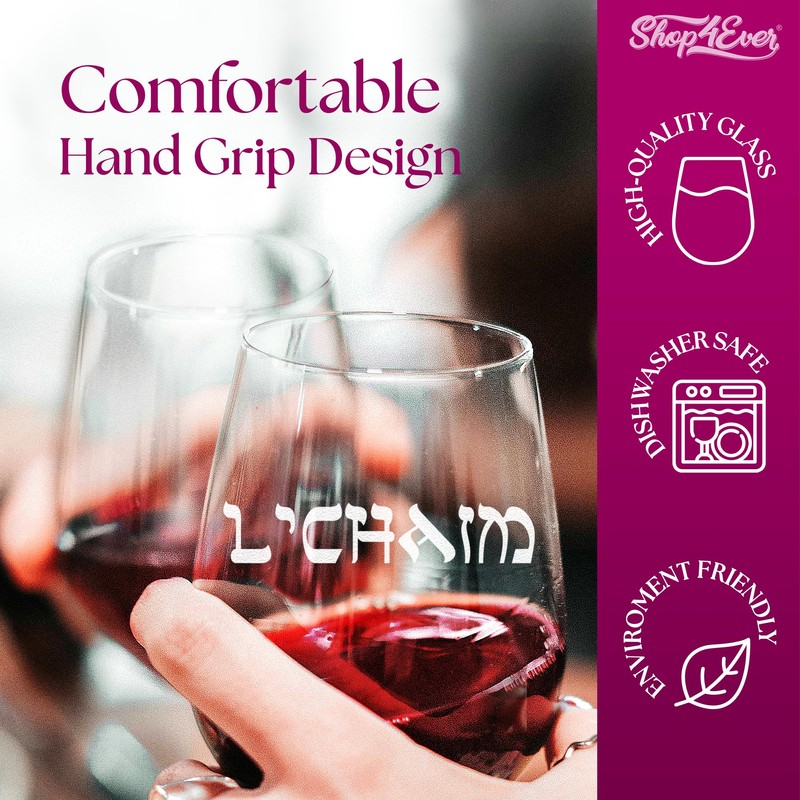 shop4ever Around the World Different Languages L 'Chaim Hebrew Cheers