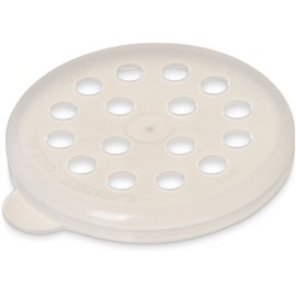 Carlisle FoodService Products Plastic Parsley Dredge Lid, 3.12 Inches, Translucent